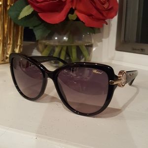 Chopard Women's black Sunglasses